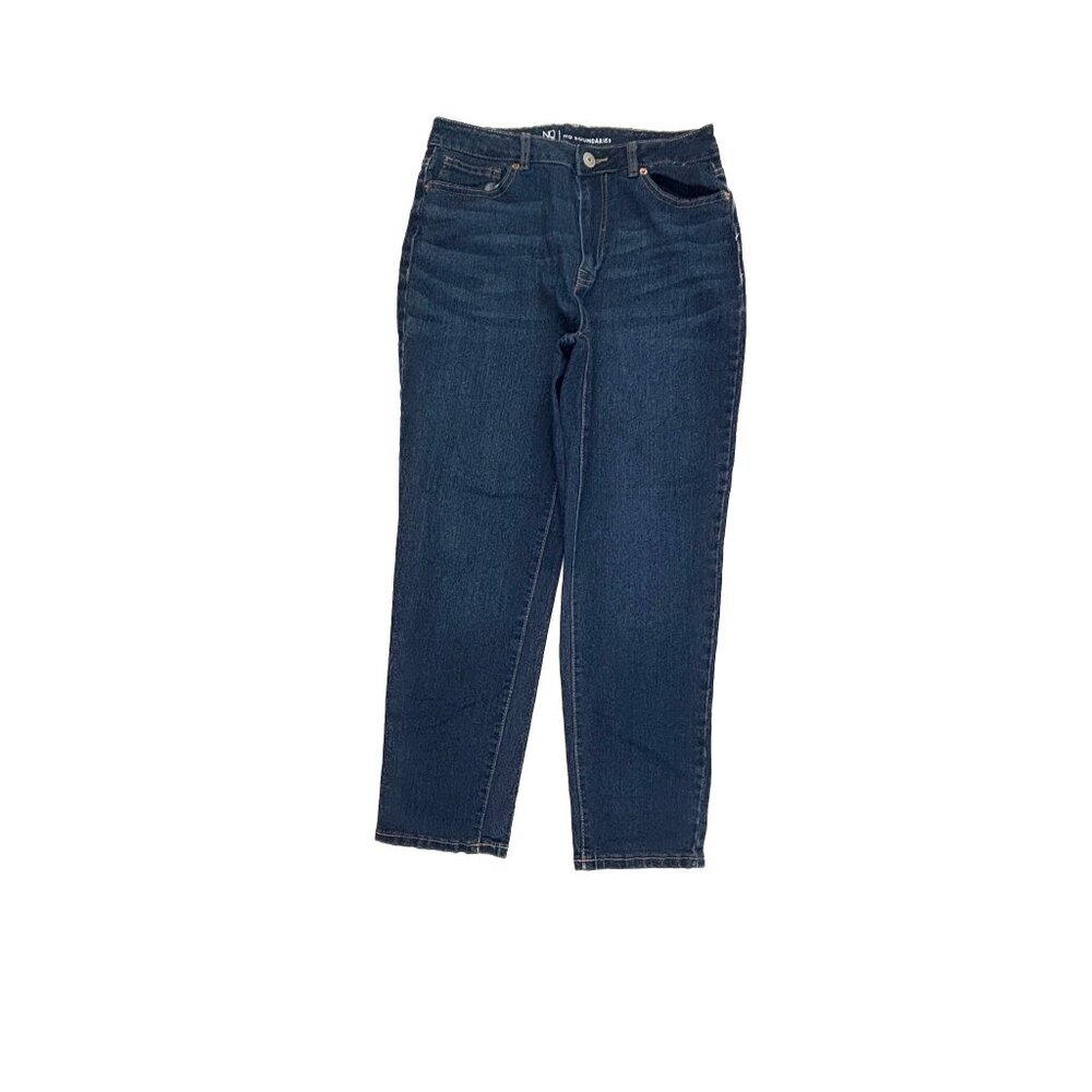 No Boundaries Straight leg Women's‎ size 9 Dark Wash Blue Denim jeans